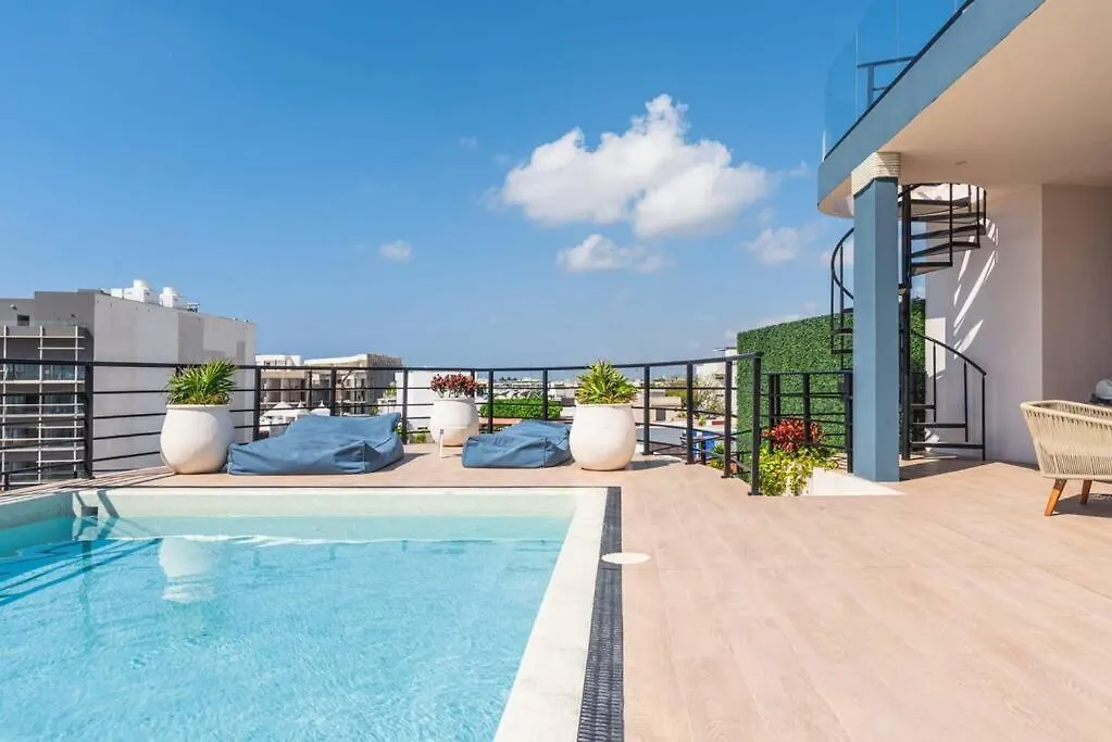 Apartament Amazing 2Br Penthouse With Private Rooftop Pool Playa del Carmen Meksyk
